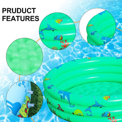 Inflatable paddling pool, children's pool, baby pool, inflatable kids pool, swimming pool, inflatable pool, children's paddling pool, portable bathtub, swimming pool.