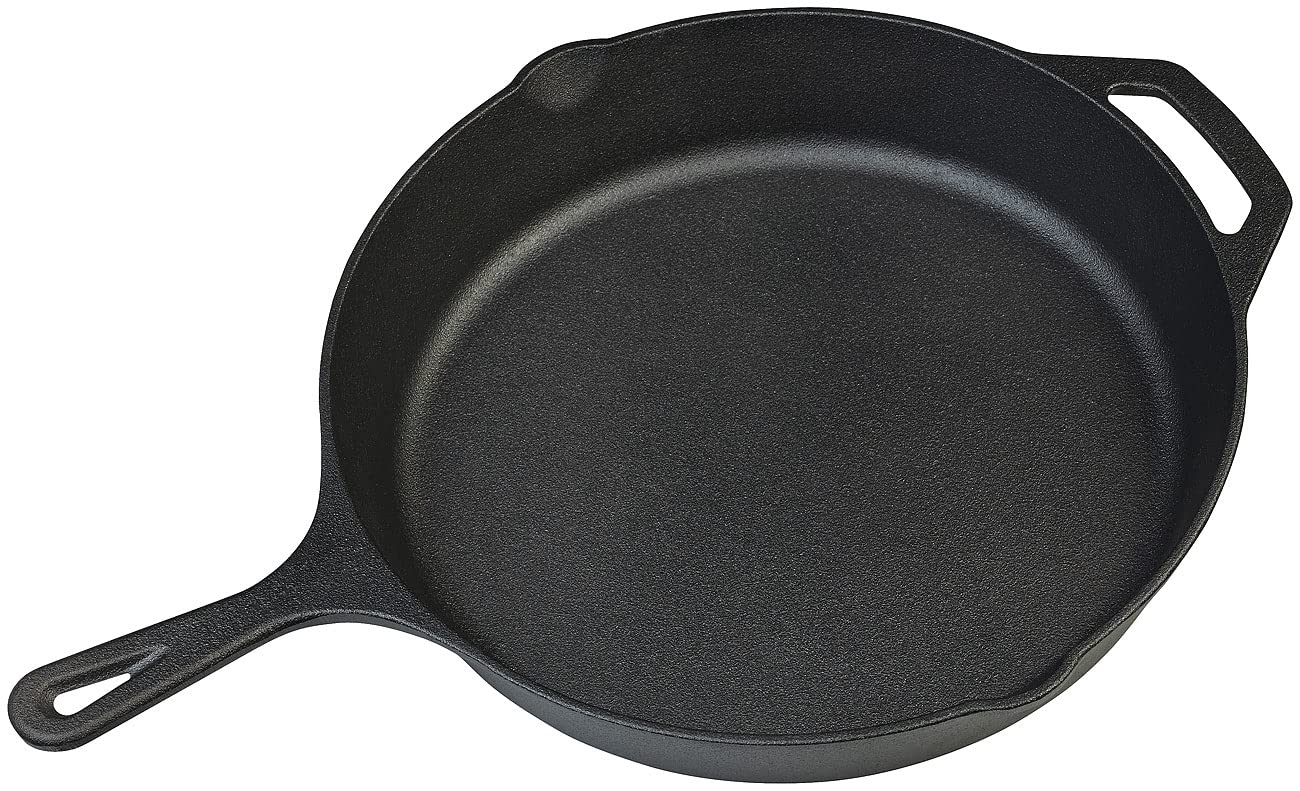 Tornwald-Schmiede Cast Iron Pans: 4-piece set of cast iron pans with Ø 12.5/16.5/21 and 30 cm each (cast iron pans for grills, grill pan, cast iron).