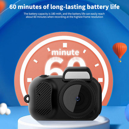 Sxhlseller Small Digital Camera - 0.96 Inch Screen FHD 1080P 30fps Video Camera with Hanging Chain, Rechargeable Keychain Camera for Kids Students Girls