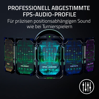Razer BlackShark V2 Pro (2023) for PC - Wireless premium esports headset (HyperClear Super Wideband Microphone, Triforce Titanium 50mm Drivers, HyperSpeed Wireless Technology, 70 hrs) Black