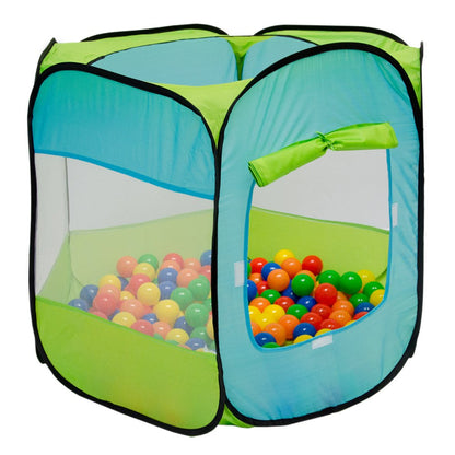 LittleTom Ball Pit Play Tent for Indoor & Outdoor - 100x100x72 Ball Pit Baby Play Area Living Room Children's Playground Indoor Playground Tent Decor Children's Room Toys Ball Pit Indoor Play Equipment