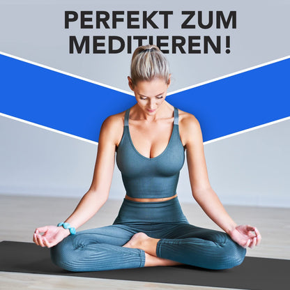 LILENO SPORTS Floor Protection Mat (90x200 cm) - extra durable treadmill mat 8 mm thickness - fitness underlay mat for elliptical trainers, roller trainers, and other fitness equipment - also suitable for yoga