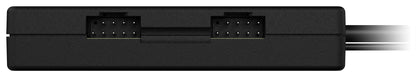Corsair Internal 4-Port Hub - 4X USB 2.0 ports 9-pin - Easy attachment via magnet - Compatible with most Intel and AMD motherboards - Black