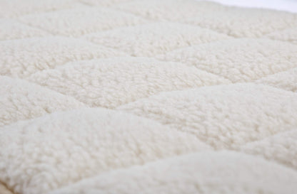 franknature - Underblanket made of lambswool with Merino wool mattress topper 90x200