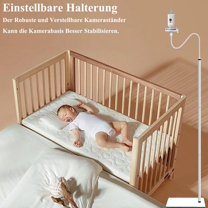 Derebir Baby Monitor Holder Stand for GHB, Philips Avent SCD923/26, SCD843/26, momcozy, Blemil, HelloBaby, Jeeber, BOIFUN 6T/Camera. Flexible floor multi-function stand Baby Monitor Holder Mount (68.8 inch)