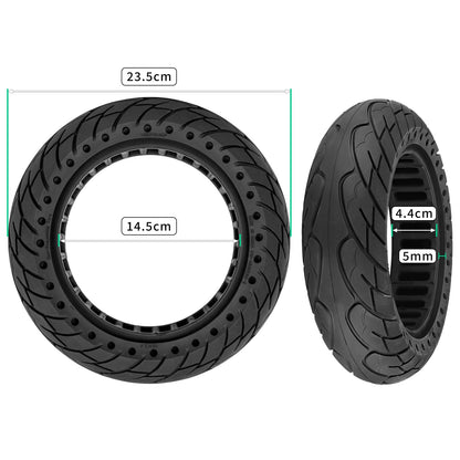 Set of 10x2.5 solid rubber tires 60/70-6.5 for Segway Ninebot Max G30 electric scooter 10 inch replacement wheels for Scooter (2 PCS)
