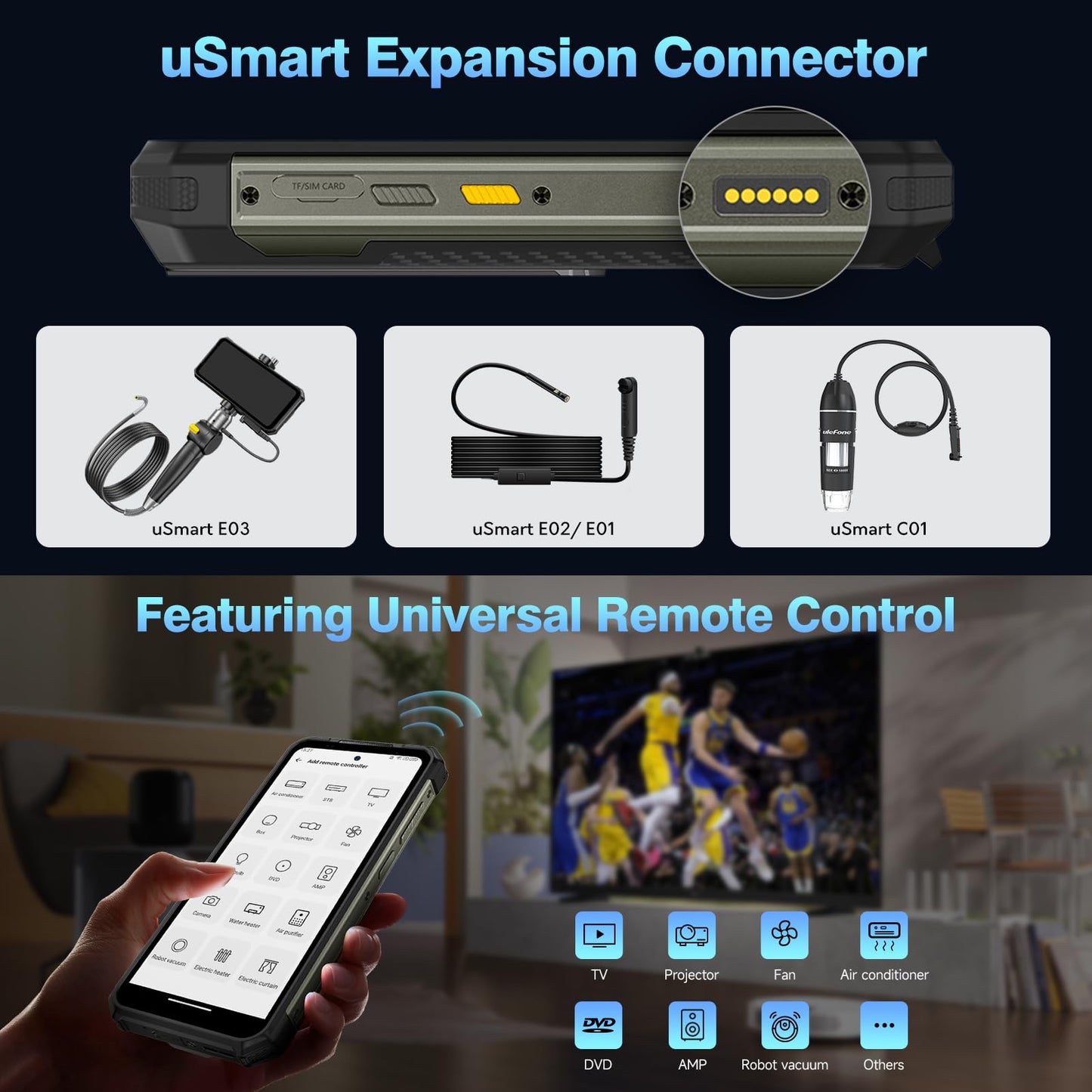 Ulefone Armor 24 outdoor phone with 1000 lumen flashlight, Android 14, 24GB+256GB/2TB SD, 64MP+64MP+16MP night vision, 120Hz 6.78" FHD+ IP68 smartphone, 4G dual SIM/NFC/fingerprint ID GPS OTG.