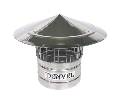 80mm chimney cowl with bird protection stainless steel bird guard for chimneys, chimney cover, chimney cap, fireplace cap, fireplace hood, fireplace cap, chimney cap