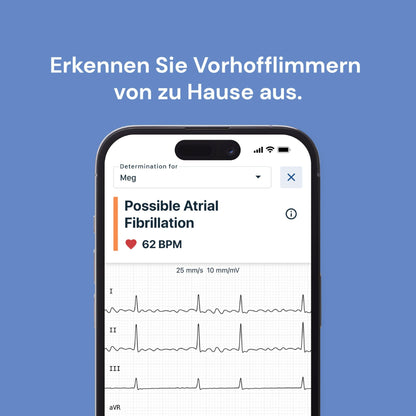 AliveCor KardiaMobile 6L - Smartphone-compatible 6-lead EKG monitor - detects atrial fibrillation in just 30 seconds - anytime, anywhere.