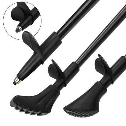 ALPIDEX Super Lightweight Carbon Nordic Walking Pole - very light walking poles, Length: 120 cm
