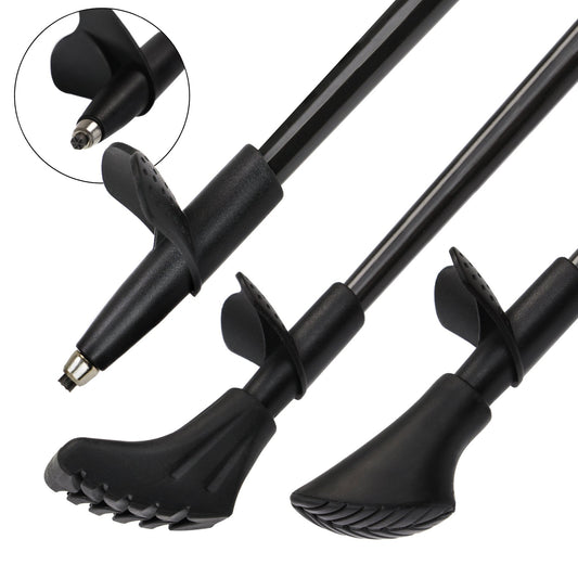 ALPIDEX Super Lightweight Carbon Nordic Walking Pole - very light walking poles, Length: 120 cm