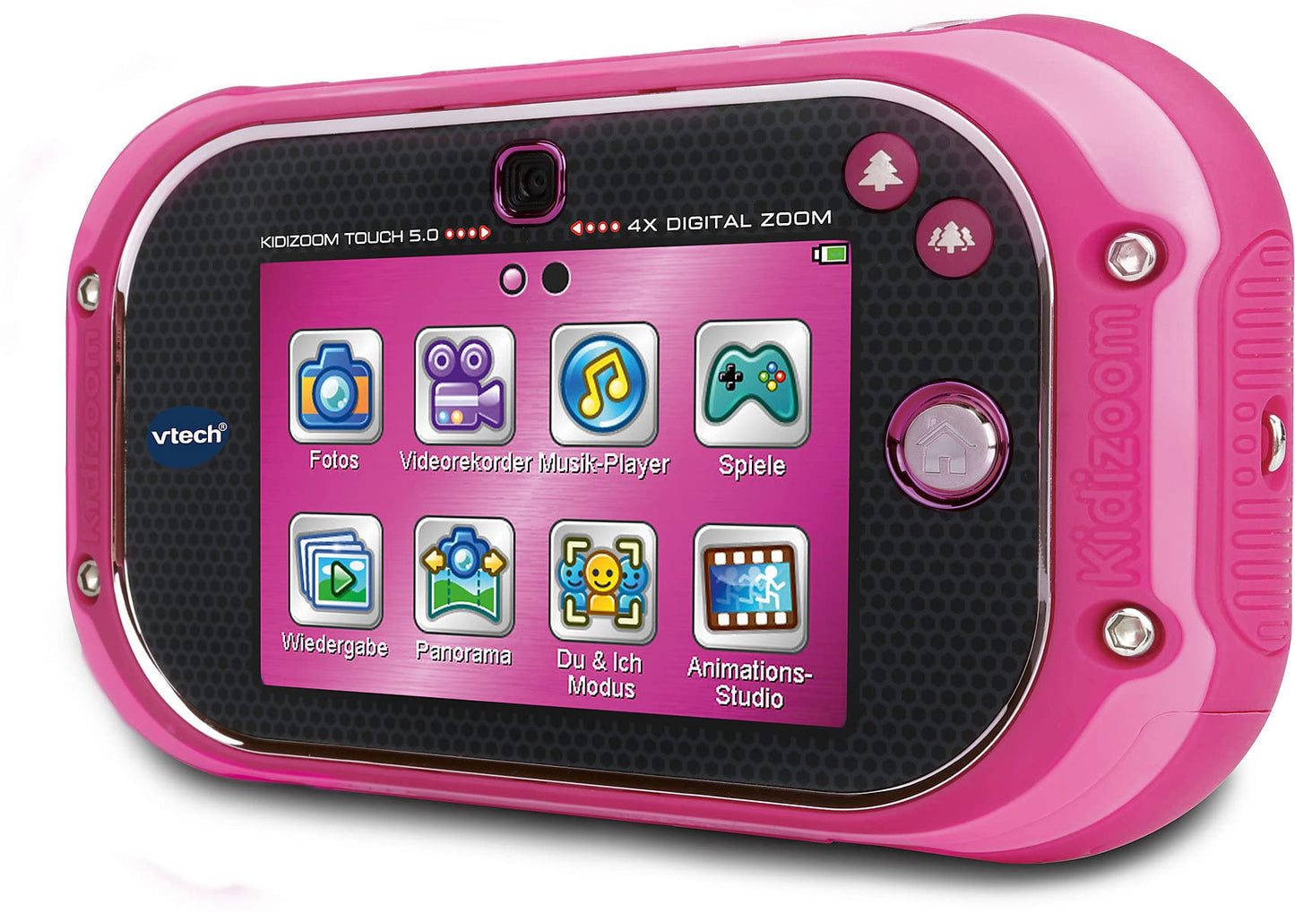 VTech 80-163554 Kidizoom Touch 5.0 Pink Kids Camera; Digital camera for kids; Children's digital camera