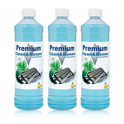 3 liters of premium shaver cleaner for refilling Braun Clean&Charge Stations in the series: 9070cc / 9075cc / 9090cc.