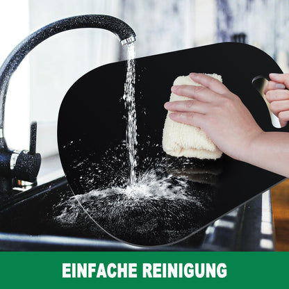 for Thermomix TM6 TM5 sliding board Acrylic, Ticanros Premium Quick Move Rolling Board for Thermomix Vorwerk Kitchen Machine TM6 Accessory Base Board, Glossy Black