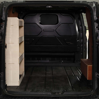 VANIFY - Compatible with Ford Transit Custom L1 2012+ vehicle interior shelving, rear driver side shelf.