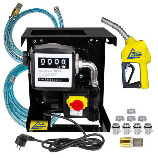 AMUR diesel pumps, oil pumps, biodiesel electric fuel pumps, barrel pumps, transfer pumps, self-priming 230V with nozzle, automatic accessories with/without digital counter.