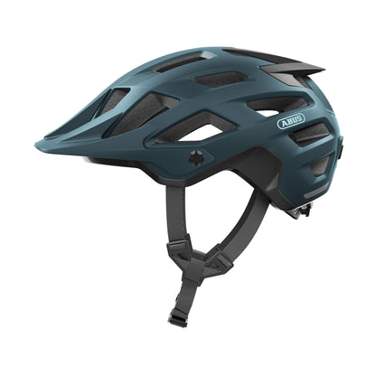 ABUS MTB helmet Moventor 2.0 - comfortable mountain bike helmet - All-Mountain helmet - for women and men - blue matte, M