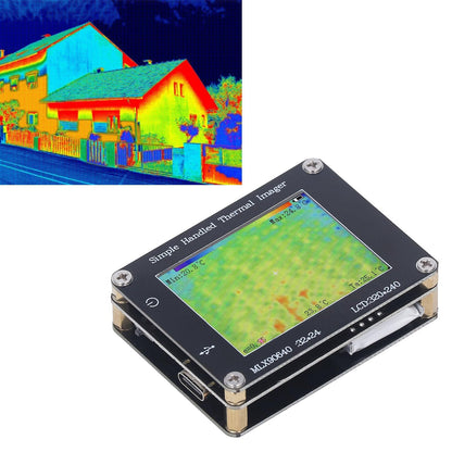 Thermal camera, 24 X 32 infrared thermal imaging camera, portable thermal camera for smartphones, computers, with 2-inch screen, 40 ℃ to 300 ℃, multifunctional