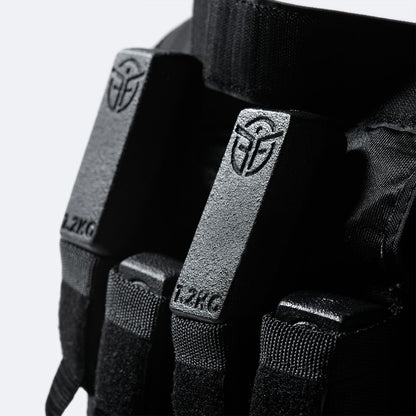 Eric Flag Weighted Vest 20kg or 10kg - Adjustable Weighted Vest for CrossFit, Strength Training, Calisthenics, and Gym, Comfortable Weighted Vest with Removable Metal Weights, Women & Men