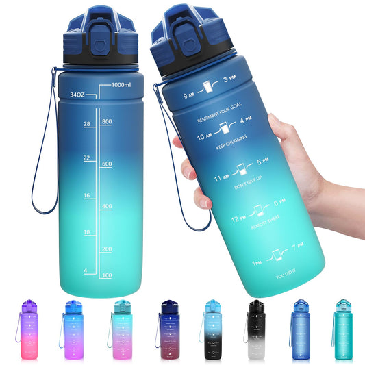 Zounich kids water bottle with leak-proof design. BPA-free, made of tritan plastic. Perfect for sports, biking, school, and even carbonated drinks. Dishwasher safe.