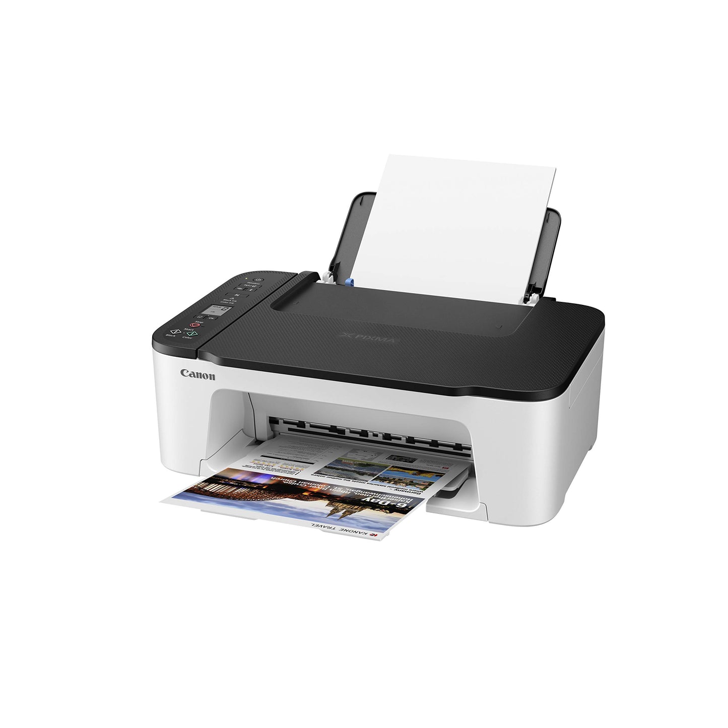 Canon PIXMA TS3452 multifunction device A4 (scanner, copier, printer, 4800 x 1200 DPI, LCD, WiFi, USB, Apple AirPrint, PIXMA Cloud Link, duplex printing), black white.