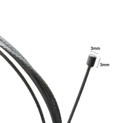 Easyboost throttle cable 2.50 meters universal throttle cable with casing and screw nipple for carburetor throttle for 50cc scooter moped AM6 Derbi Aerox F10 F12 Aprilia SR Piaggio Peugeot