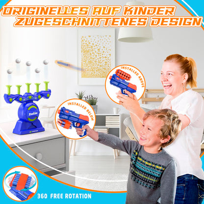 Zookao Hover Toy Gun for Nerf Gun Target, For 6 7 8 9 10 11 12 Year Old Boy Christmas Birthday Gifts - Indoor & Outdoor Games for Kids