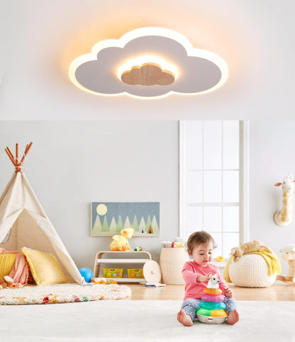 FANLG LED Ceiling Light Kids Room, 40CM Cloud Ceiling Lamp Children's Lamp Warm White 3000K Creative Cloud Light Ceiling Light for Kids Room | Bedroom | Living Room