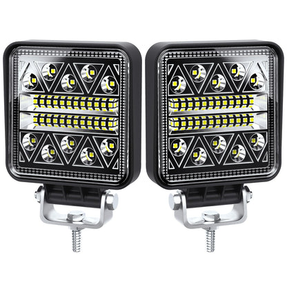 antom LED work light 2Pcs LED headlights 12v 24V tractor 102W LED additional headlights 12v for excavators tractors tractors forklifts ATV trucks off-road