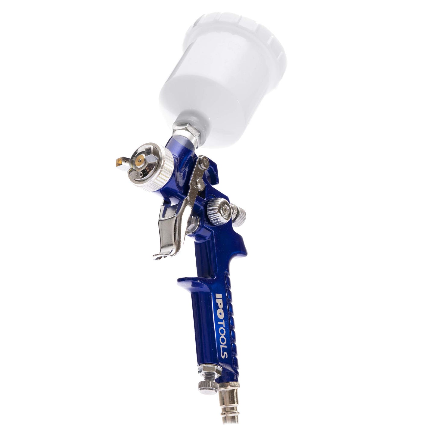 Ipotools Mini HVLP Paint Spray Gun 1.0mm Nozzle - H2000 Professional Paint Spray System Spray Gun with 125ml Plastic Cup and Stainless Steel Nozzle 1.0mm