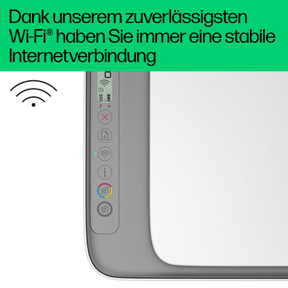 HP DeskJet 2820e all-in-one printer, 3 months of free printing with HP Instant Ink included, printer, scanner, copier, Wi-Fi.