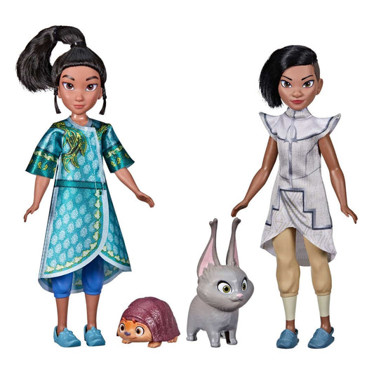 Hasbro Disney Princess Raya and the Last Dragon Young Raya and Namaari Fashion Dolls 2-Pack, Fashion Doll Outfits, Toy for Kids Ages 3 and Up, Multicolor, F11935L0