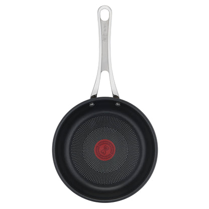 Jamie Oliver by Tefal Cook's Classics 9.4 inch Frying Pan, Stainless Steel Induction Pan with Non-Stick Coating, suitable for all stovetops, oven safe up to 410°F, riveted handle, E3060435