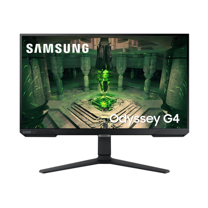 Samsung Odyssey G4B Gaming Monitor LS27BG400EU, 27 inches, IPS panel, Full HD resolution, AMD FreeSync Premium, G-Sync compatible, 1 ms (G/G) response time, 240 Hz refresh rate, Black