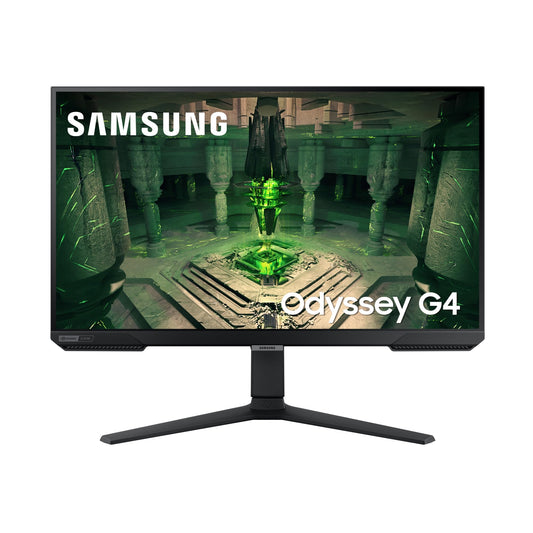Samsung Odyssey G4B Gaming Monitor LS27BG400EU, 27 inches, IPS panel, Full HD resolution, AMD FreeSync Premium, G-Sync compatible, 1 ms (G/G) response time, 240 Hz refresh rate, Black