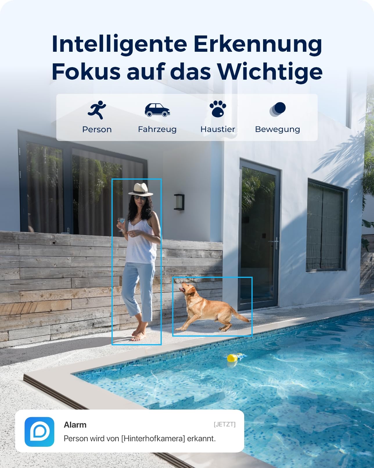 Reolink 4K outdoor surveillance camera with solar panel, 360°/140° pan/tilt, spotlight, color night vision, 2.4/5GHz WiFi, AI detection, Argus PT Ultra (Black) + solar panel.