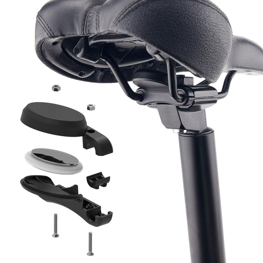 DLENP Bike Mount for AirTag, AirTag Bike Seat Post Hidden Holder for Bicycle Seat, Anti-Theft GPS Tracker Bike Accessory with Theft Protection Compatible with Mountain Bikes, Road Bikes