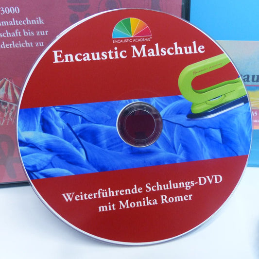 Fine Art Encaustic Atelier - large gift set, lots of accessories, 45-minute painting tutorial on DVD.