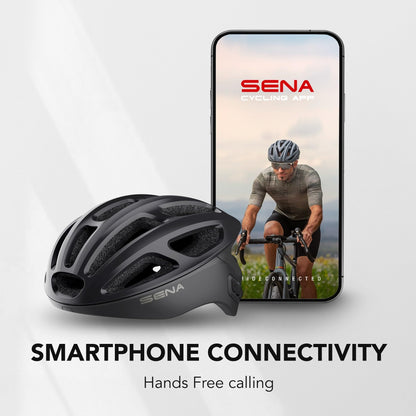 Sena R1 Smart Bike Helmet (Matte Gray, L)