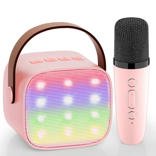 Karaoke microphone, children's karaoke machine, gifts for girls - mini karaoke machine - kids karaoke with microphone - birthday gift Children's Day - toys for 3 4 5 6 7 8 9 10+