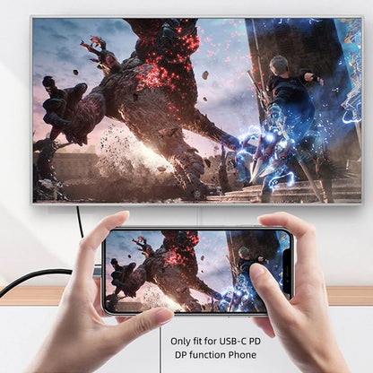 Cablecc USB-C Type-C Female to HDMI Sink HDTV Adapter, 8K @ 60Hz, 4K @120Hz for tablet & mobile & laptop.