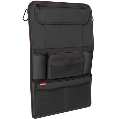 ATHLON TOOLS The most stable car seat organizer - Reinforced back panel - Food-safe - with integrated tablet holder - with extra pen pocket - for business and children - Designed in Hamburg