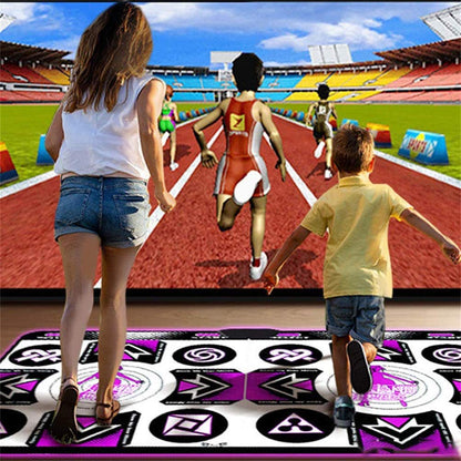 Stecto Double Dance Mat, non-slip, durable, wear-resistant, Dance Mat, Dance Mat, Dance Mat, Pad Dancer Blanket with USB PC, 165 x 81 cm.