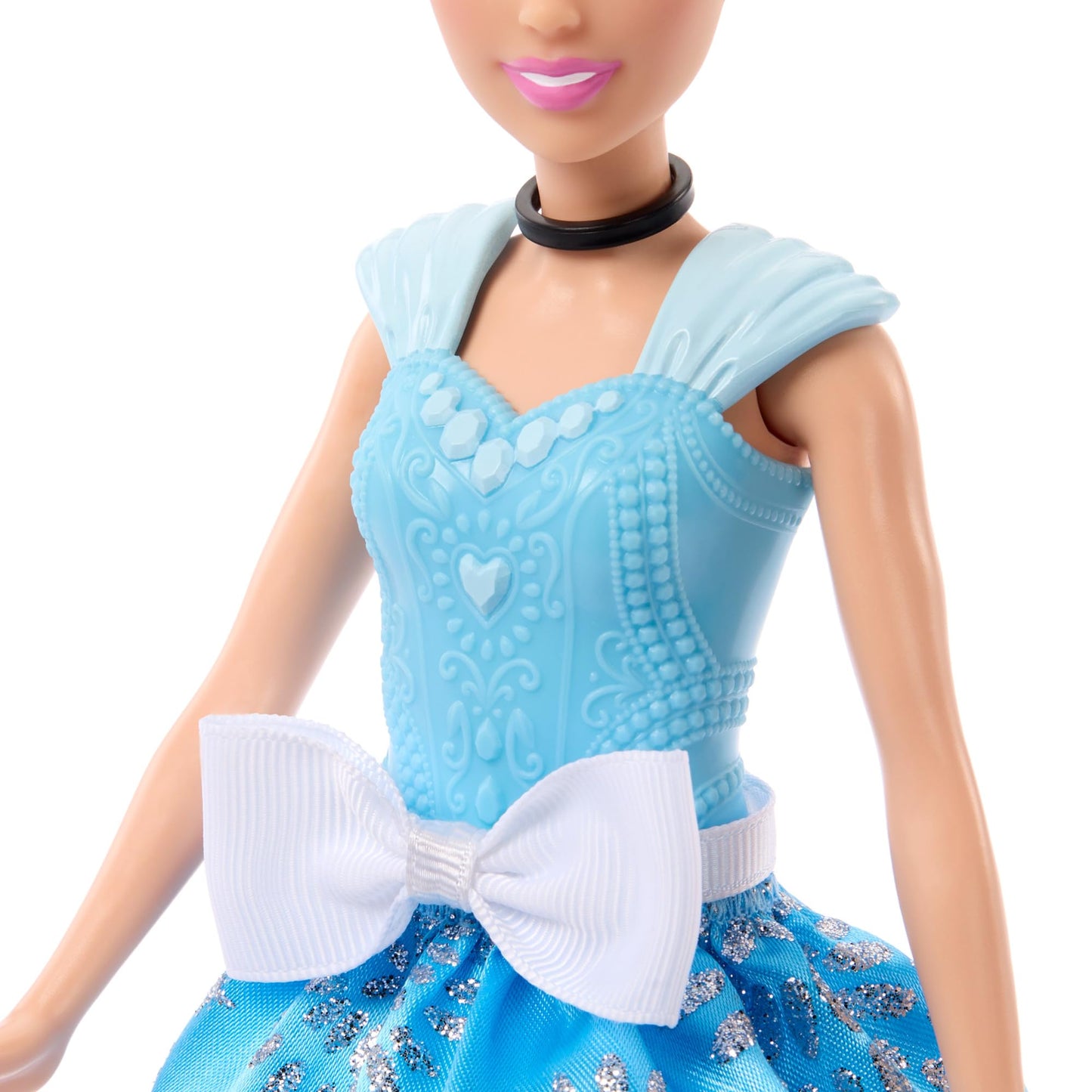 Mattel Disney Princess toy, Cinderella fashion doll with friend figure and 12 secret fashion and accessory pieces, inspired by the Disney film, gifts for kids, JCR96.