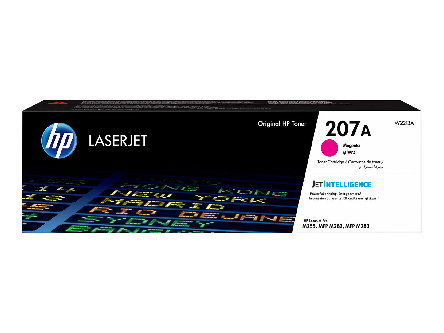 HP 207A 4-pack Original Toner Cartridges (W2210A W2211A W2212A W2213A) Color LaserJet Pro M255 M282 M283