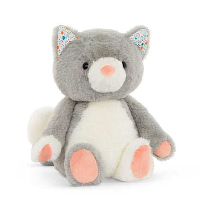 B. Toys - Cloudy Cosmo - Plush Cat - Stuffed Animal - Super Soft Kitty - Easy to Wash - 0 Months +