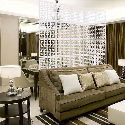 YHANEC 24-Piece DIY Room Divider Hanging Screen for Privacy, Perfect for Decorating Living, Dining, and Work Spaces, as well as Hotels and Bars