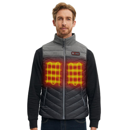 PROSmart Men/Women Heated Vest - Electric Heating Vest Lightweight USB Heated Jacket With 10000mAh Battery for Outdoor Skiing Hunting Motorcycle Camping (XL)