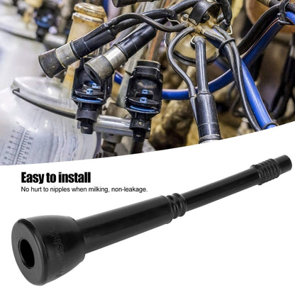 4 pieces of rubber milking machine teat black leak-proof teat rubber liners for milk sheep milking machines used