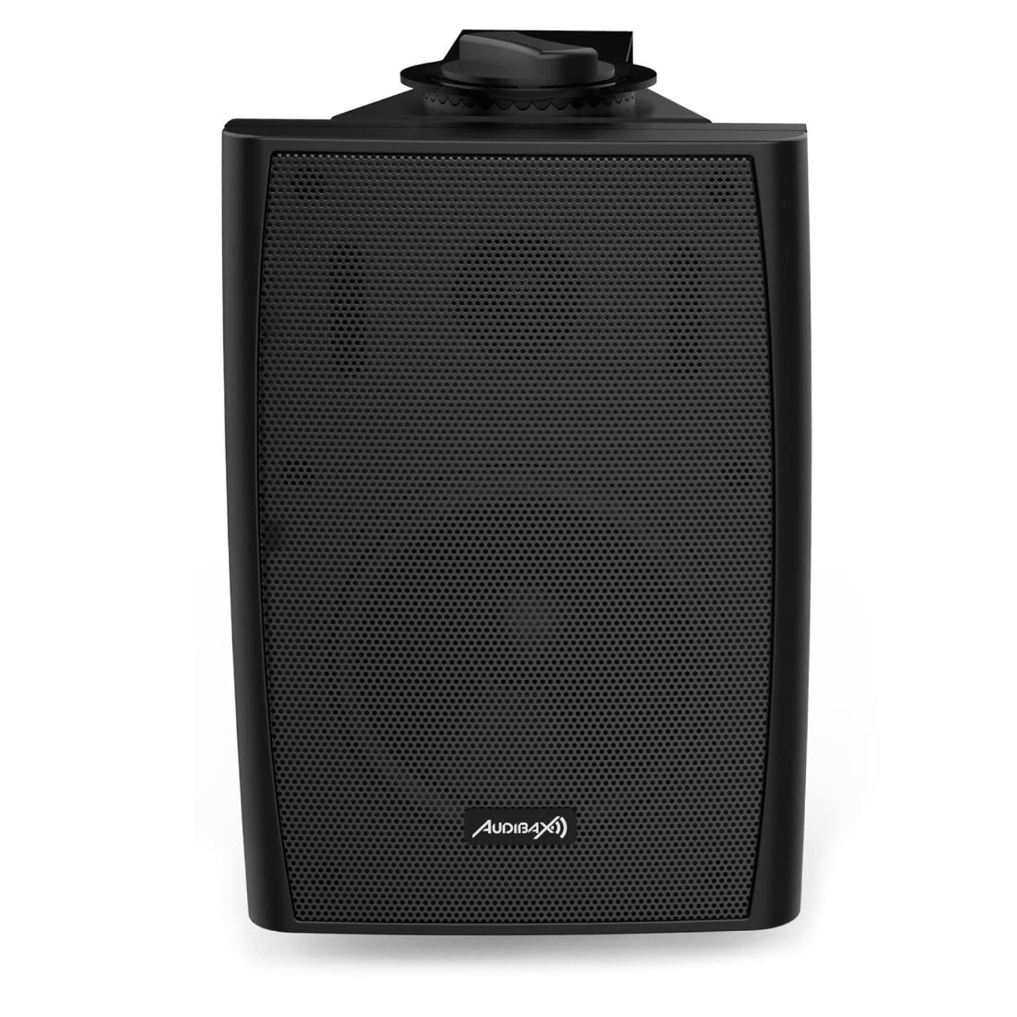 Audibax Elipse 4 HiFi Shelf/Wall Speakers 4" 2 Way With Brackets. Black Pair